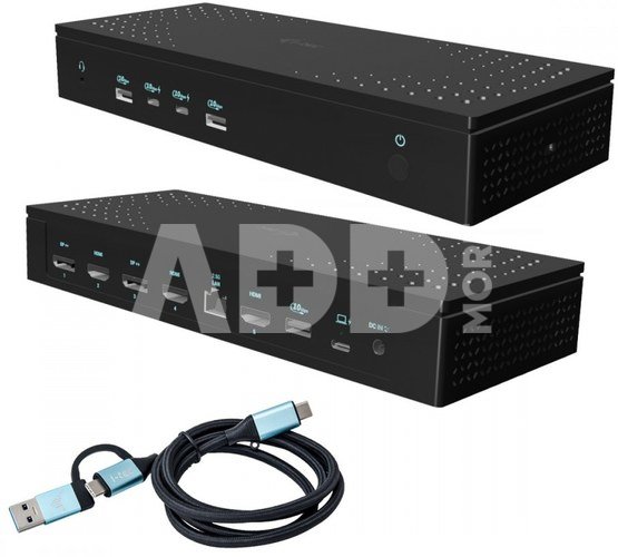 i-tec Universal 5x 4K/60Hz Display Docking Station + Power Delivery 100W