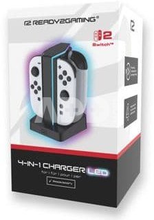 ready2gaming Nintendo Switch 2 4 in 1 Charger LED