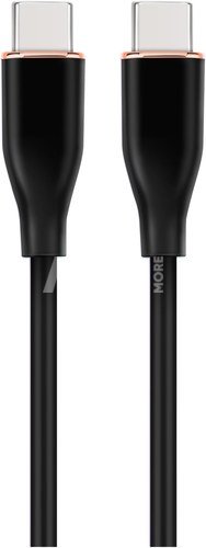 Cablexpert | Premium Silicon Type-C Power Delivery (PD) Charging and Data Cable, 1.5 m | CC-USB2S-CMCM-1.5M-BK