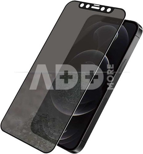 Ekrano apsauga PanzerGlass For iPhone 12/12 Pro, Glass, Black, Privacy glass, 6.1 "