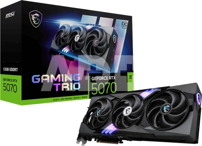 MSI GeForce RTX 5070 12G GAMING TRIO OC | NVIDIA | 12 GB | GeForce RTX 5070 | GDDR7 | HDMI ports quantity 1 | PCI Express Gen 5