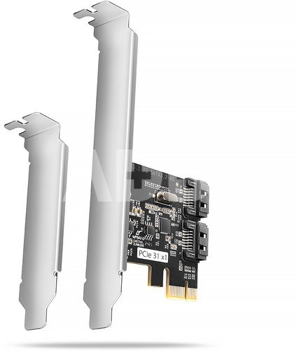 AXAGON Two-channel SATA III PCI-Express controller with two internal SATA port outputs | PCES-SJ2