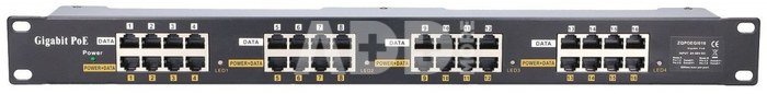 Extralink PoE injector 16 ports Gigabit