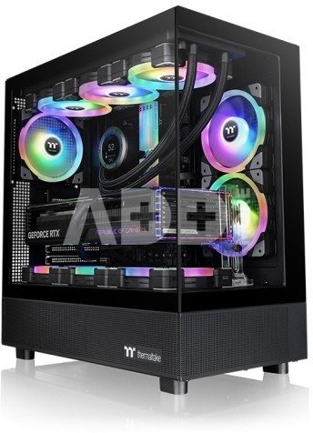 Thermaltake PC case View 270 Tempered Glass, glass side, CT140 Fan - black