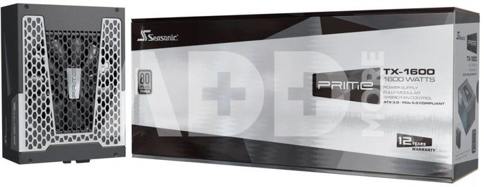 Power Supply|SEASONIC|PRIME TX ATX 3.0|1600 Watts|Efficiency 80 PLUS TITANIUM|MTBF 100000 hours|PRIME-TX-1600-ATX30