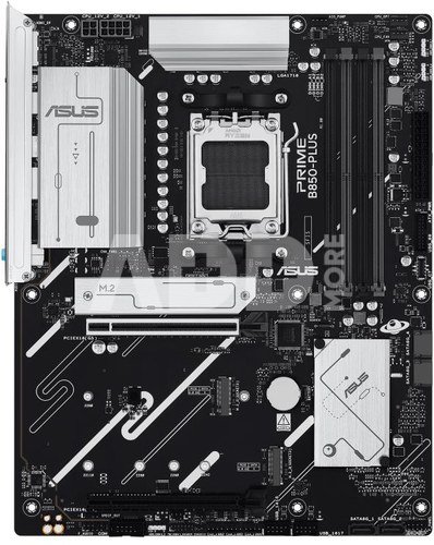 Mainboard|ASUS|AMD B850|SAM5|ATX|Memory DDR5|Memory slots 4|1xPCI-Express 4.0 16x|1xPCI-Express 5.0 16x|3xM.2|1xHDMI|1xDisplayPort|2xUSB 2.0|5xUSB 3.2|1xUSB-C|1xRJ45|3xAudio port|PRIMEB850-PLUS