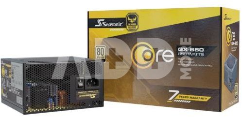 Power Supply|SEASONIC|CORE GX|650 Watts|Efficiency 80 PLUS GOLD|SRP-CGX651-A5A32SF