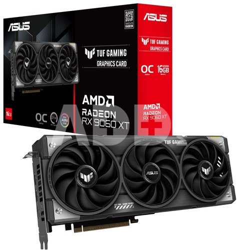 Graphics Card|ASUS|AMD Radeon RX 9060 XT|16 GB|GDDR6|128 bit|PCIE 5.0 16x|Triple slot Fansink|1xHDMI|2xDisplayPort|TUF-RX9060XT-O16G-GAMING