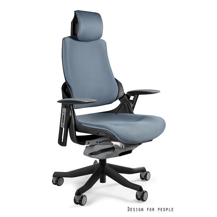 Profesionali Ergonominė Biuro kėdė | WAU - BLACK/FABRIC