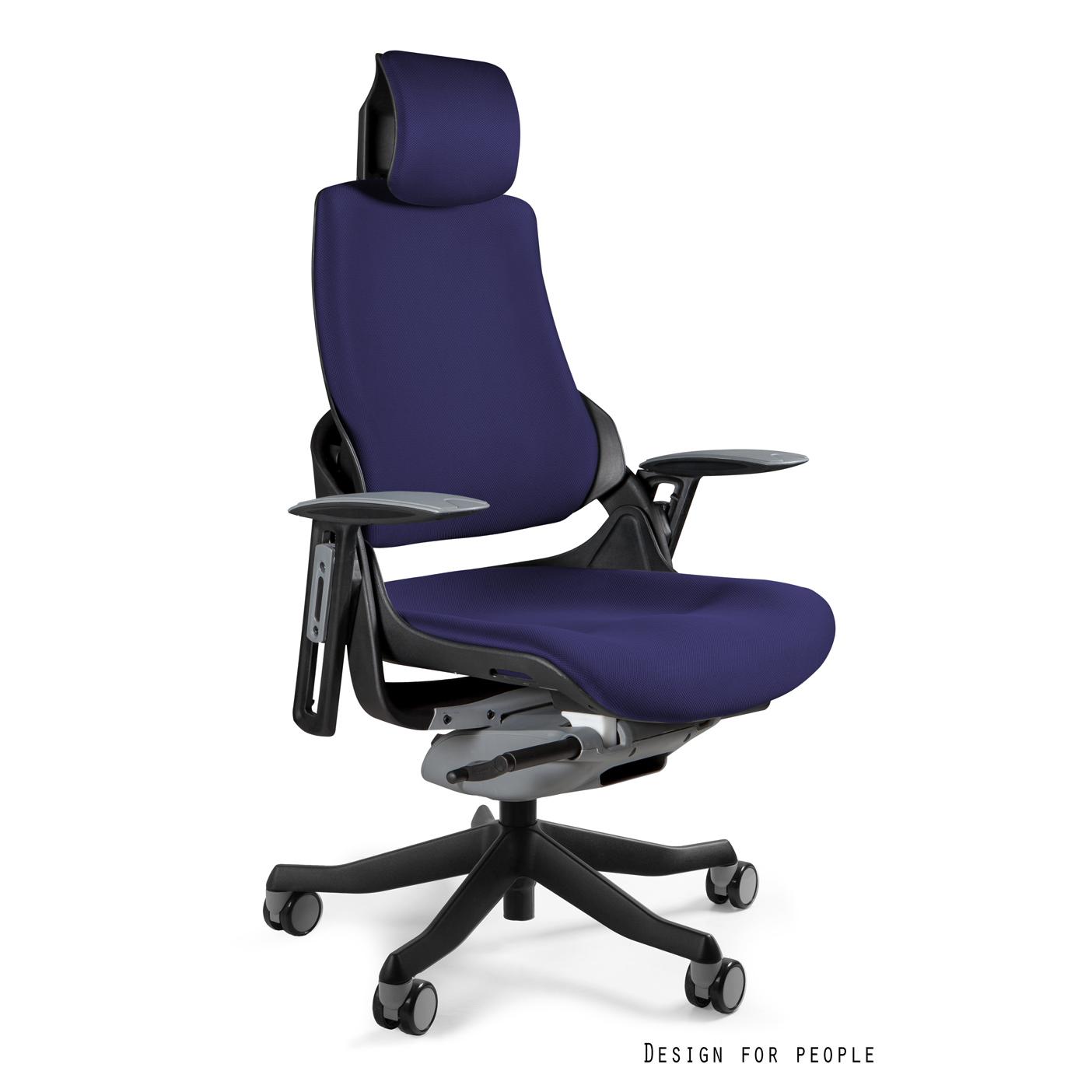 Profesionali Ergonominė Biuro kėdė | WAU - BLACK/FABRIC