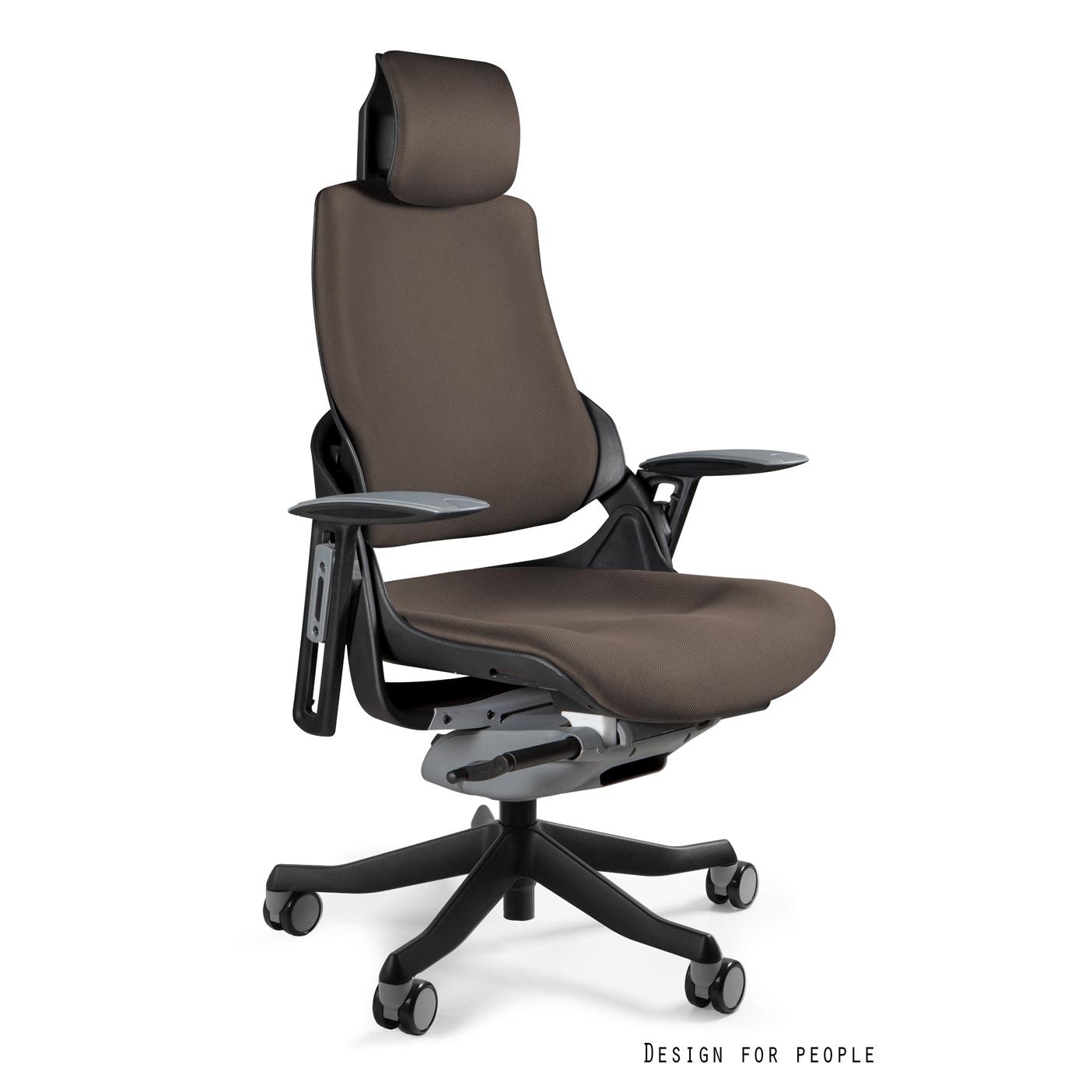 Profesionali Ergonominė Biuro kėdė | WAU - BLACK/FABRIC