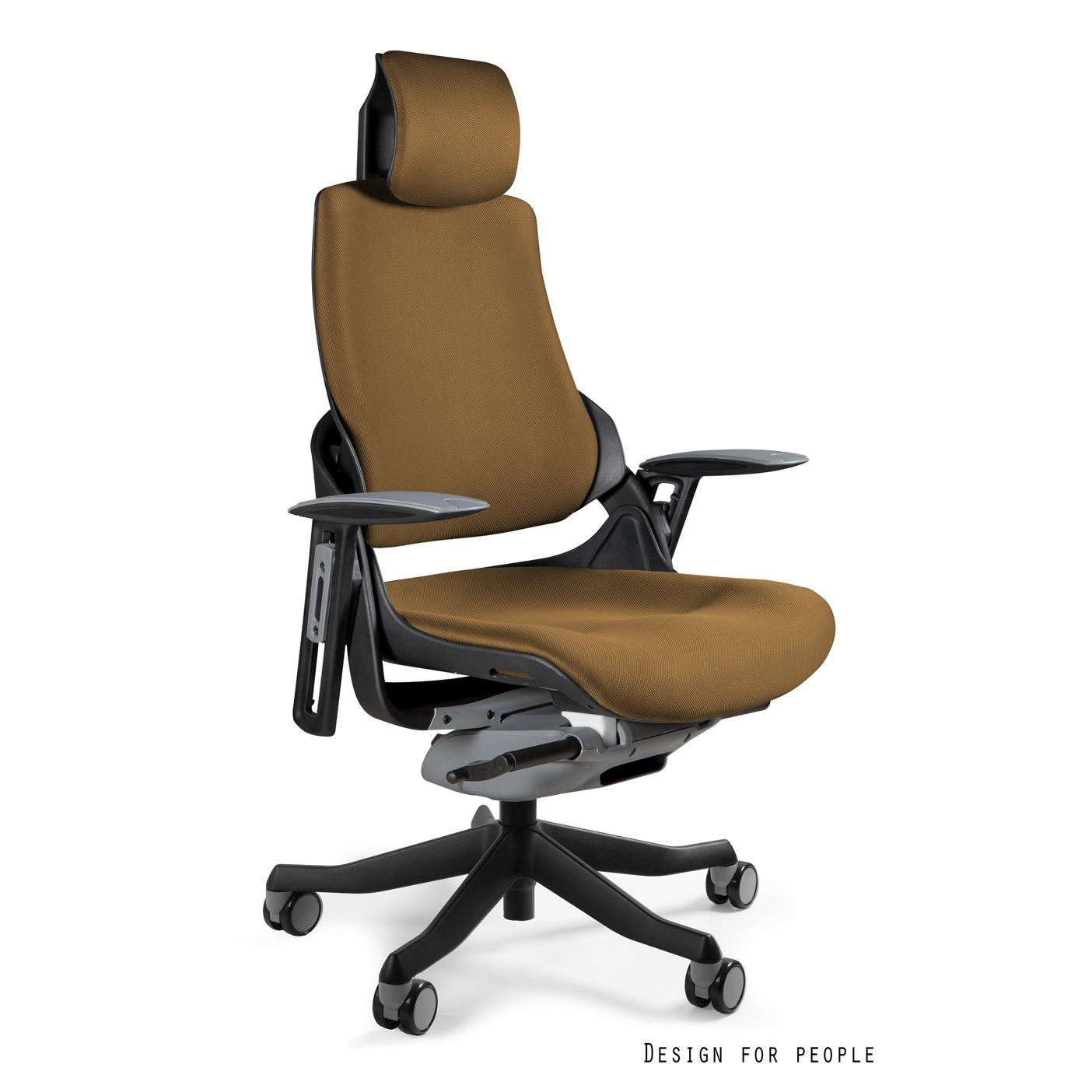 Profesionali Ergonominė Biuro kėdė | WAU - BLACK/FABRIC