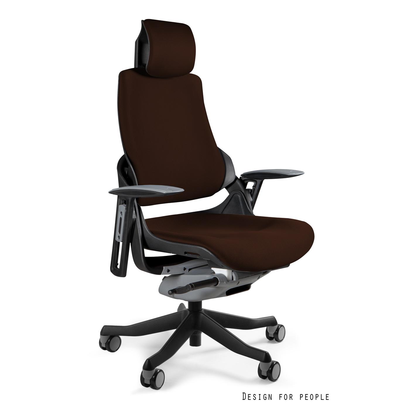Profesionali Ergonominė Biuro kėdė | WAU - BLACK/FABRIC