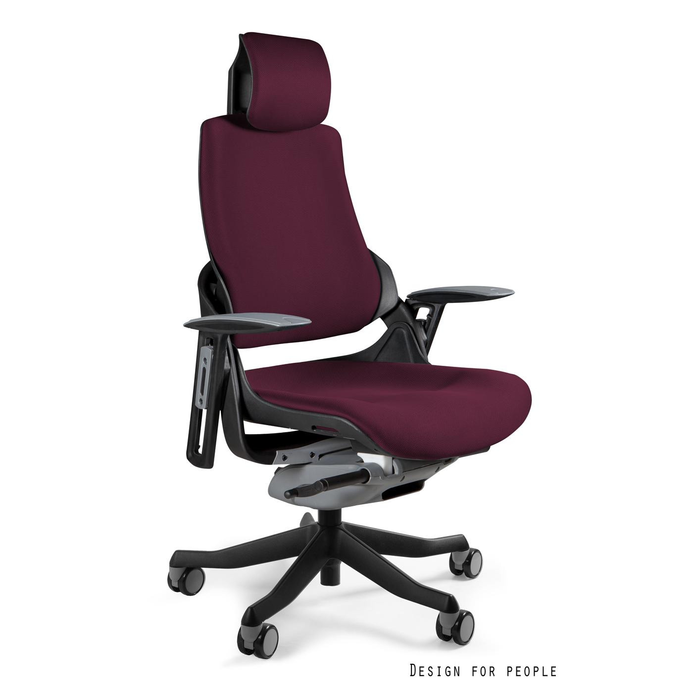 Profesionali Ergonominė Biuro kėdė | WAU - BLACK/FABRIC