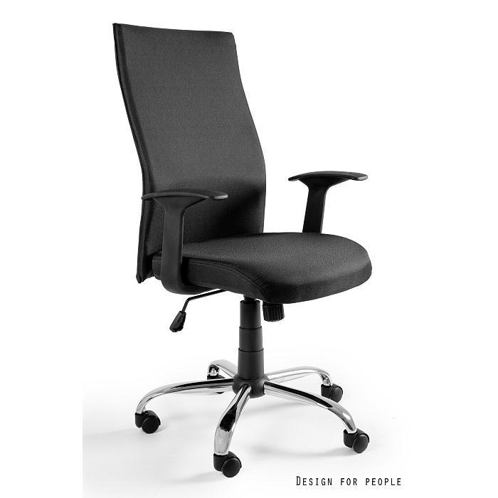 Profesionali Ergonominė Biuro kėdė | BLACK ON BLACK FABRIC NL
