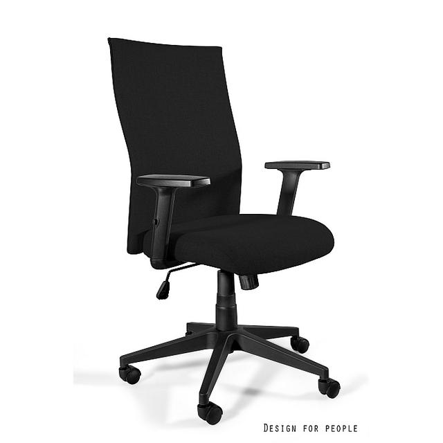 Profesionali Ergonominė Biuro kėdė | BLACK ON BLACK PLUS FABRIC LF