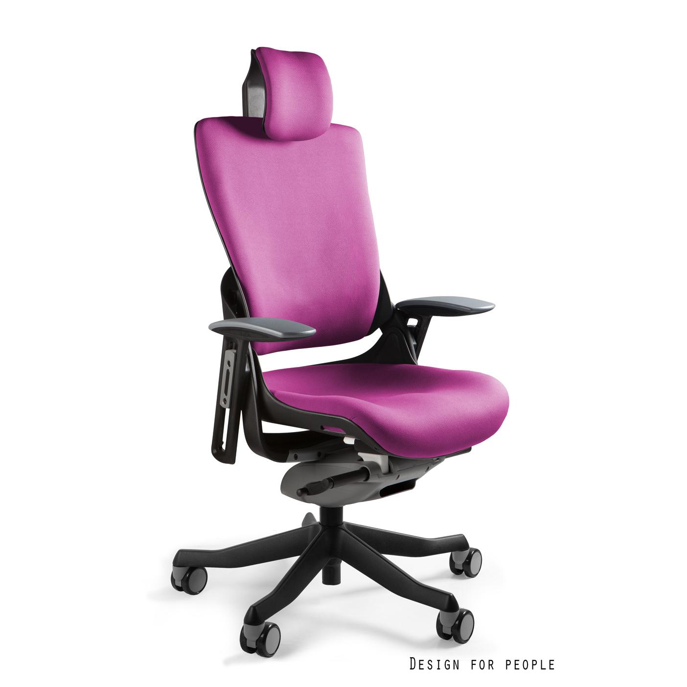 Profesionali Ergonominė Biuro kėdė | WAU 2 - BLACK/FABRIC