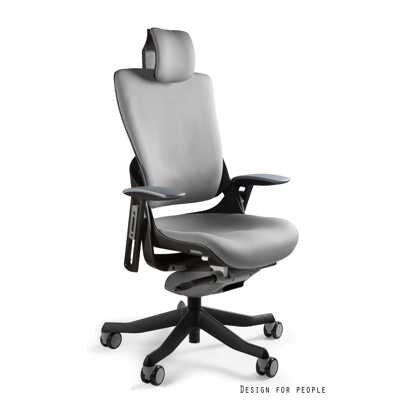 Profesionali Ergonominė Biuro kėdė | WAU 2 - BLACK/FABRIC