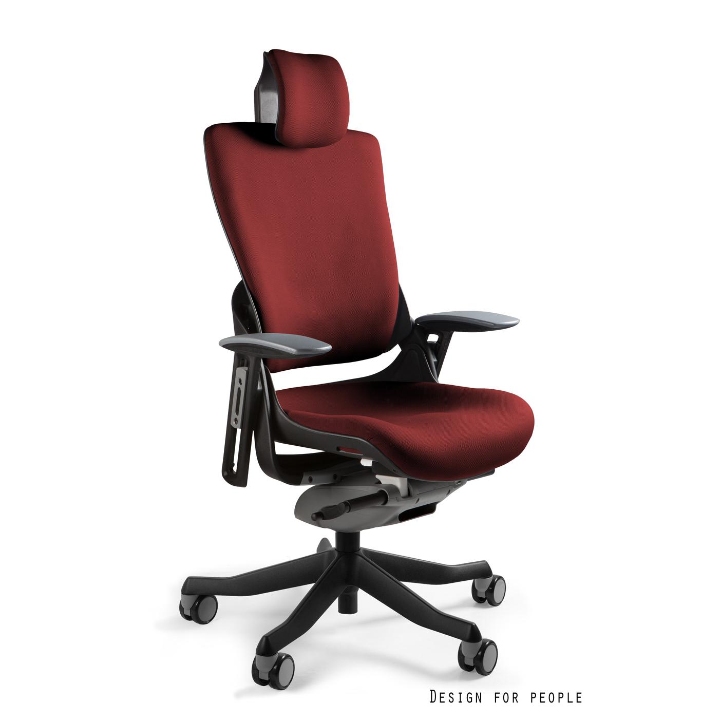 Profesionali Ergonominė Biuro kėdė | WAU 2 - BLACK/FABRIC