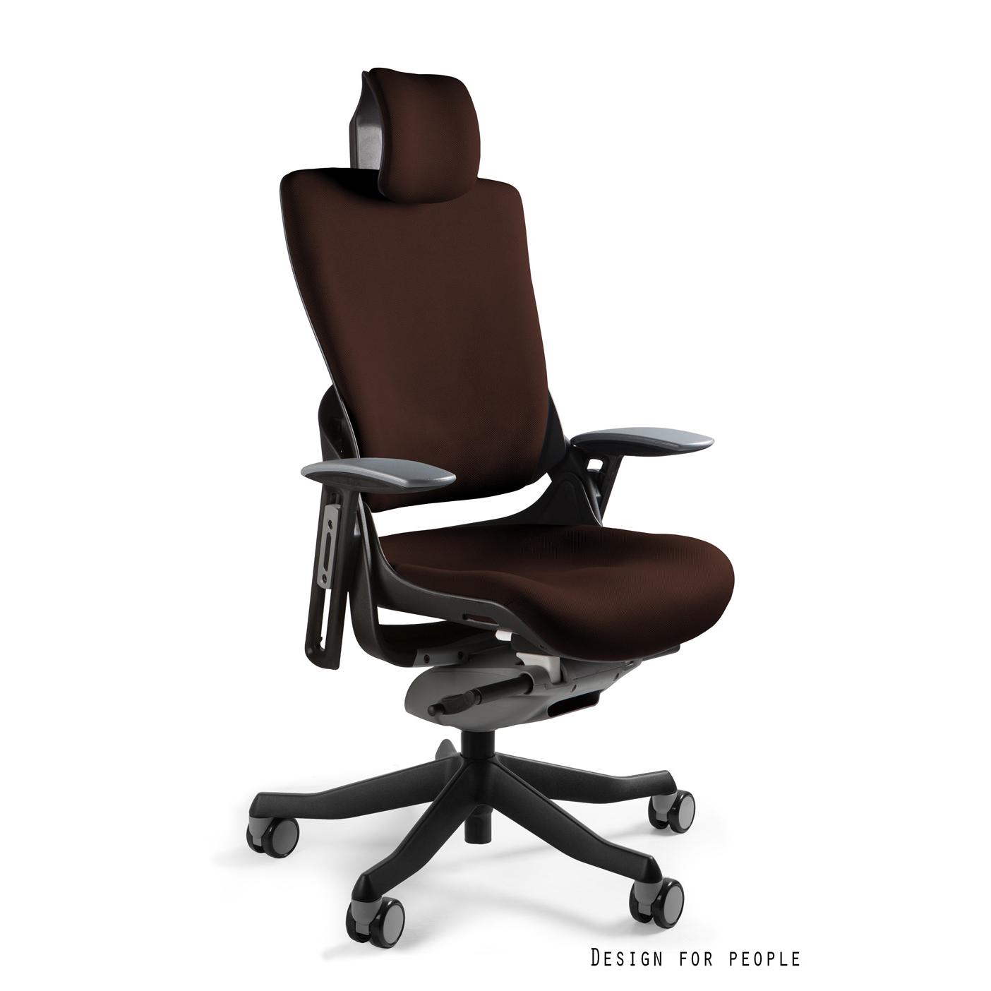Profesionali Ergonominė Biuro kėdė | WAU 2 - BLACK/FABRIC