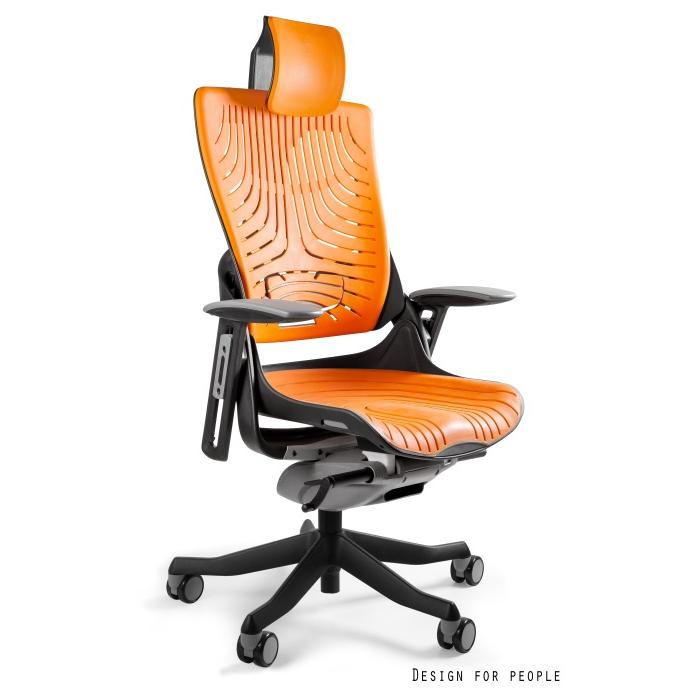 Profesionali Ergonominė Biuro kėdė | WAU 2 - BLACK/ELASTOMER