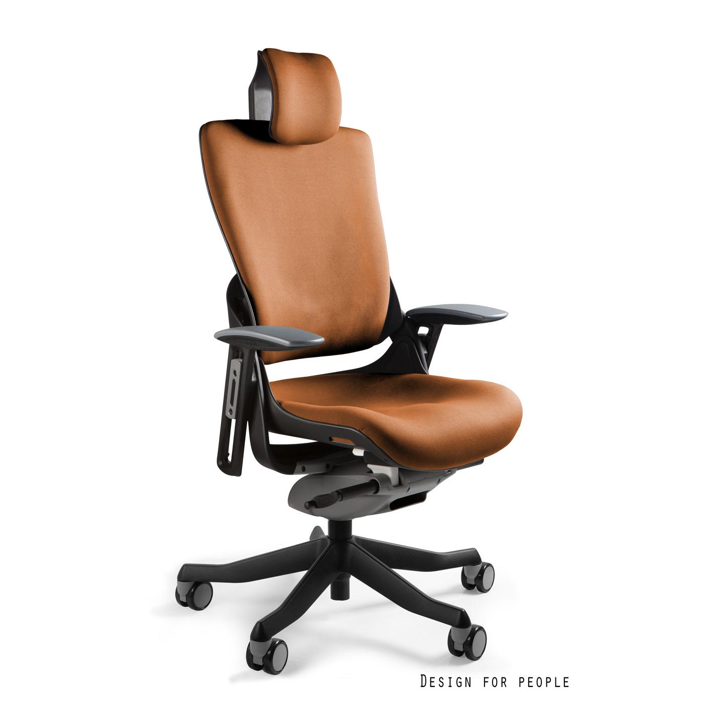 Profesionali Ergonominė Biuro kėdė | WAU 2 - BLACK/FABRIC