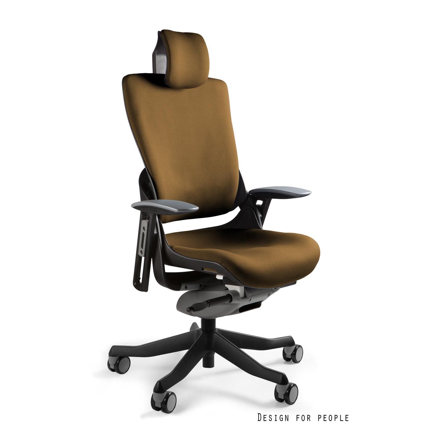 Profesionali Ergonominė Biuro kėdė | WAU 2 - BLACK/FABRIC
