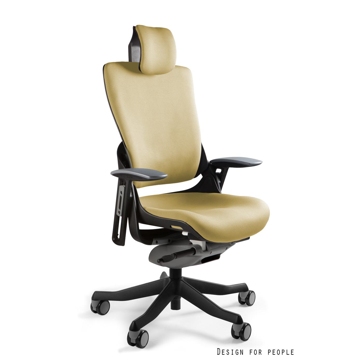 Profesionali Ergonominė Biuro kėdė | WAU 2 - BLACK/FABRIC