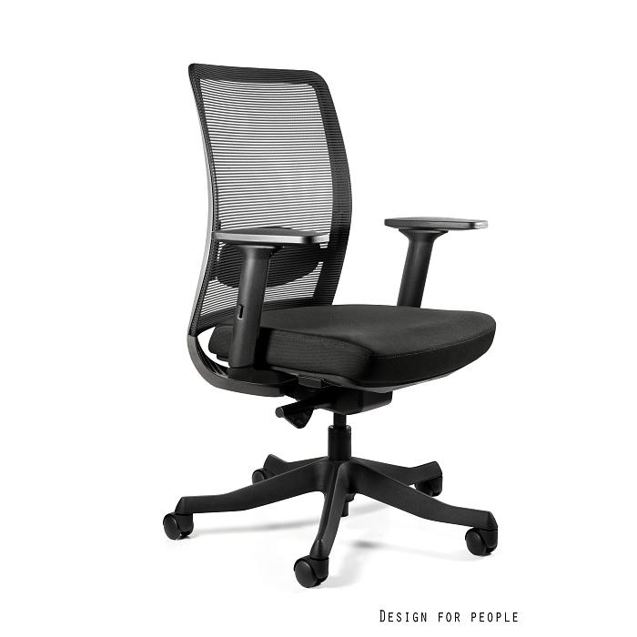 Profesionali Ergonominė Biuro kėdė | ANGGUN M - BLACK, BLACK MESH/FABRIC BL