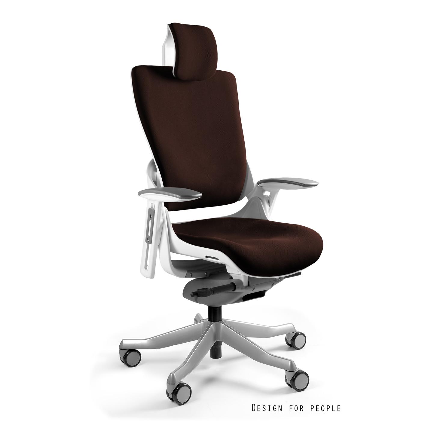 Profesionali Ergonominė Biuro kėdė | WAU 2 - WHITE/FABRIC