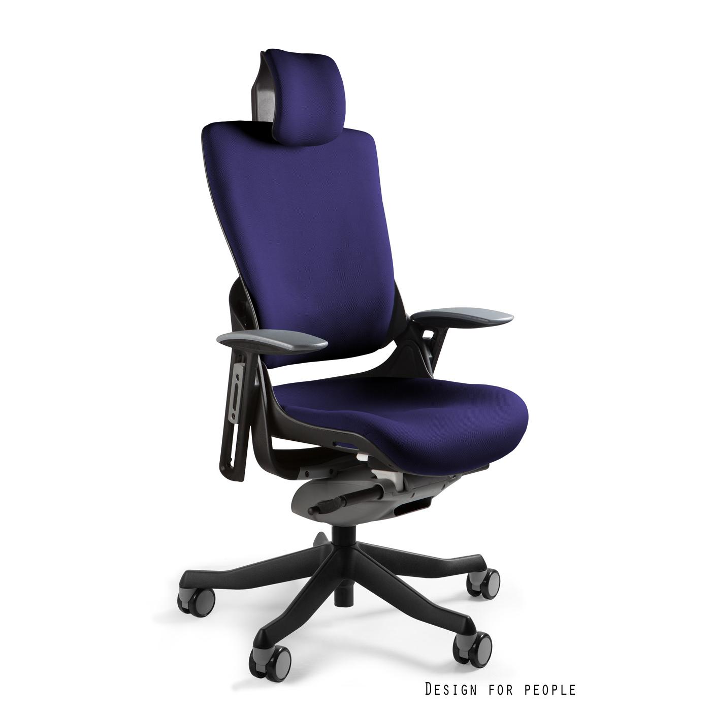 Profesionali Ergonominė Biuro kėdė | WAU 2 - BLACK/FABRIC