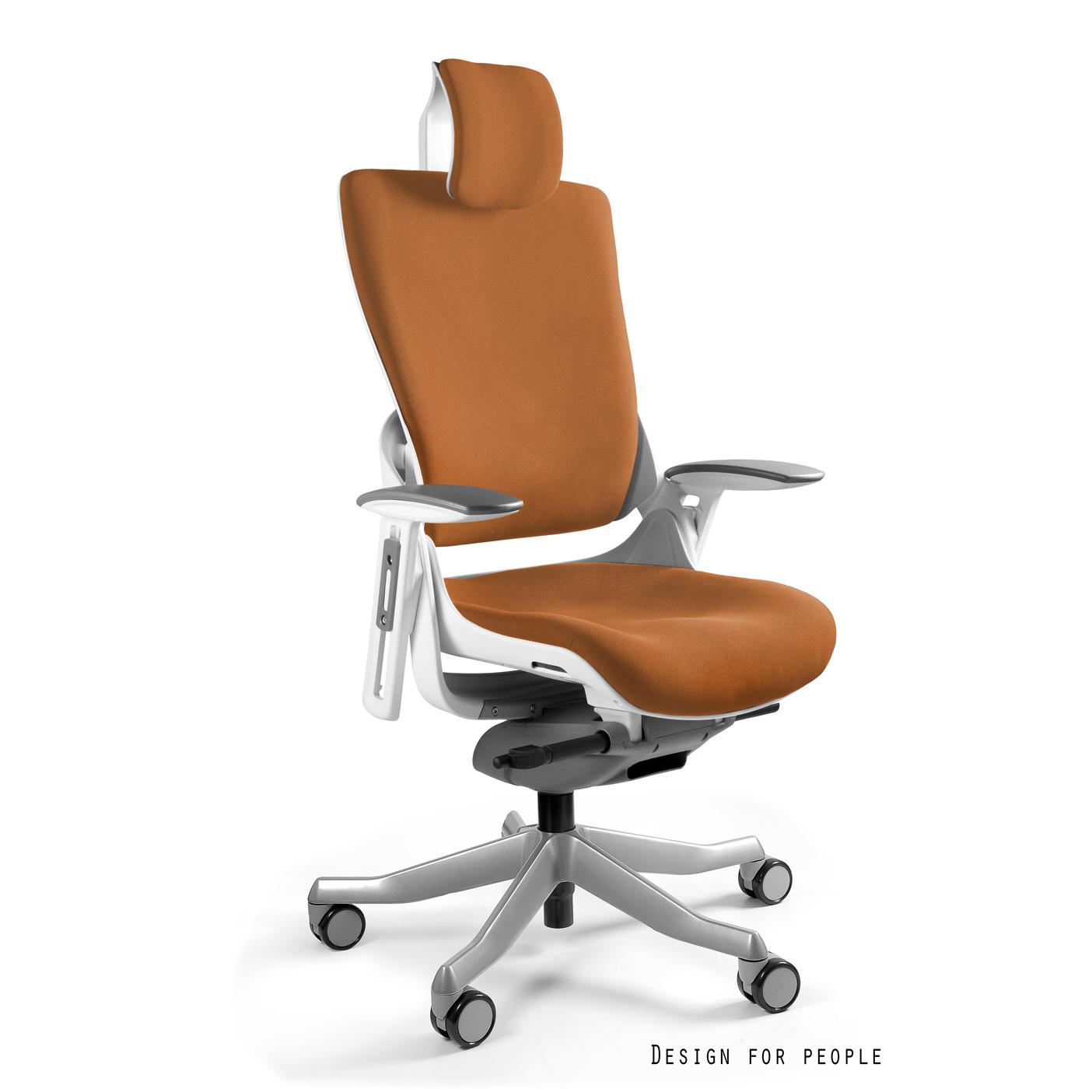 Profesionali Ergonominė Biuro kėdė | WAU 2 - WHITE/FABRIC