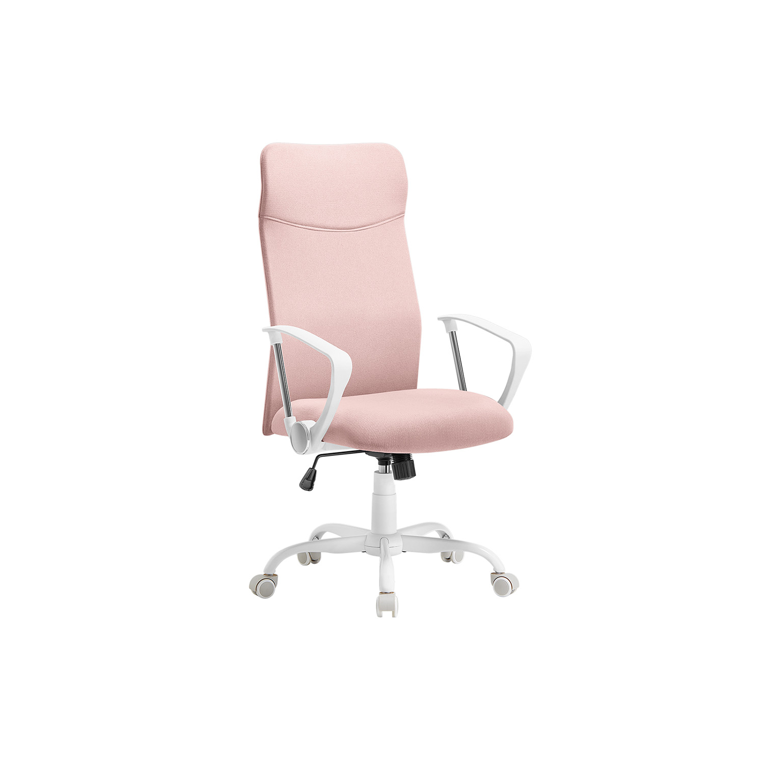 Biuro kėdė su minkštinta sėdyne | Apkrova iki 120 kg | 64 x 64 | Rožinė