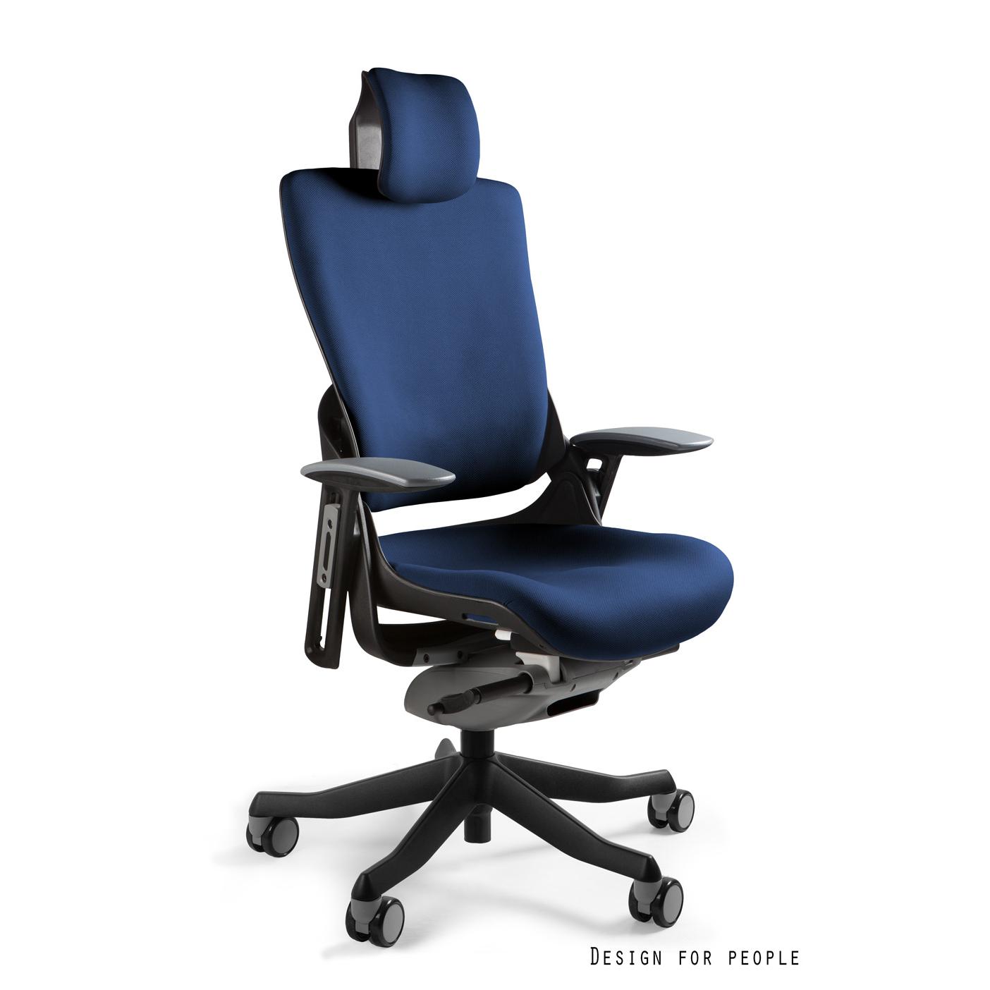 Profesionali Ergonominė Biuro kėdė | WAU 2 - BLACK/FABRIC
