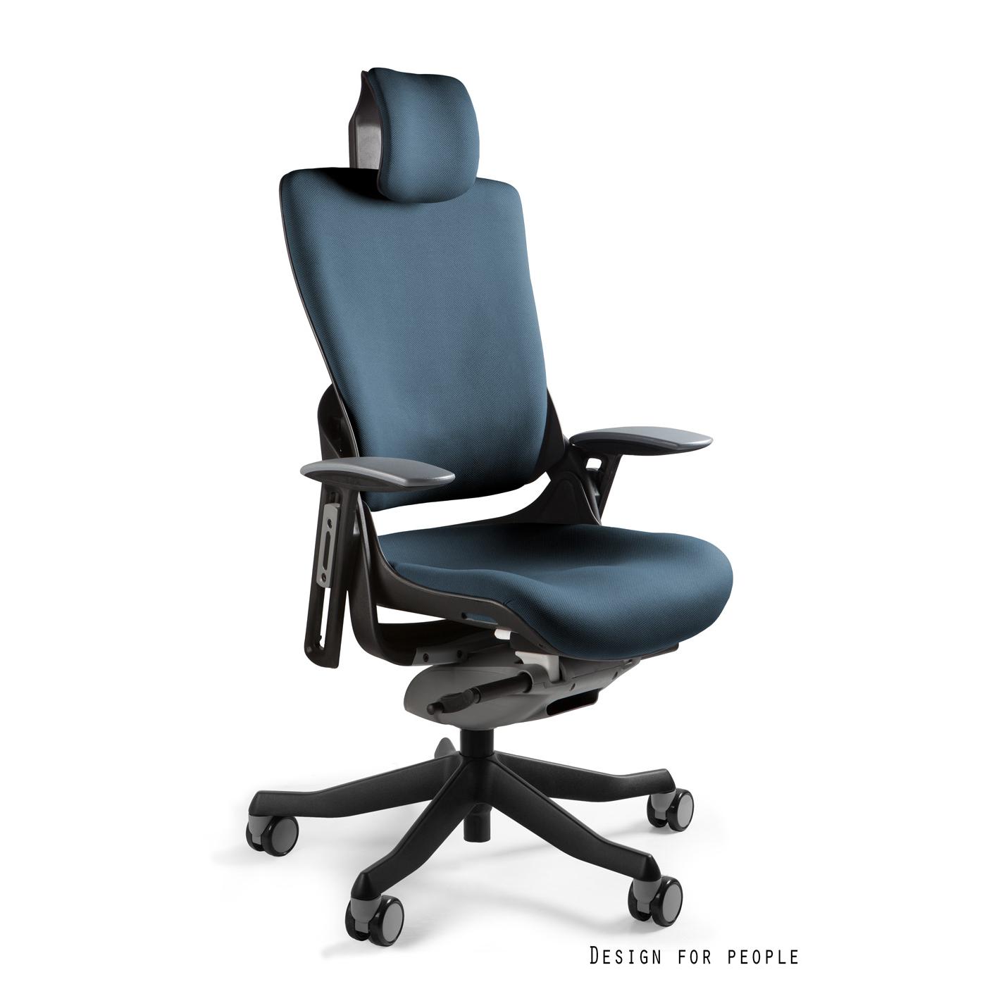 Profesionali Ergonominė Biuro kėdė | WAU 2 - BLACK/FABRIC