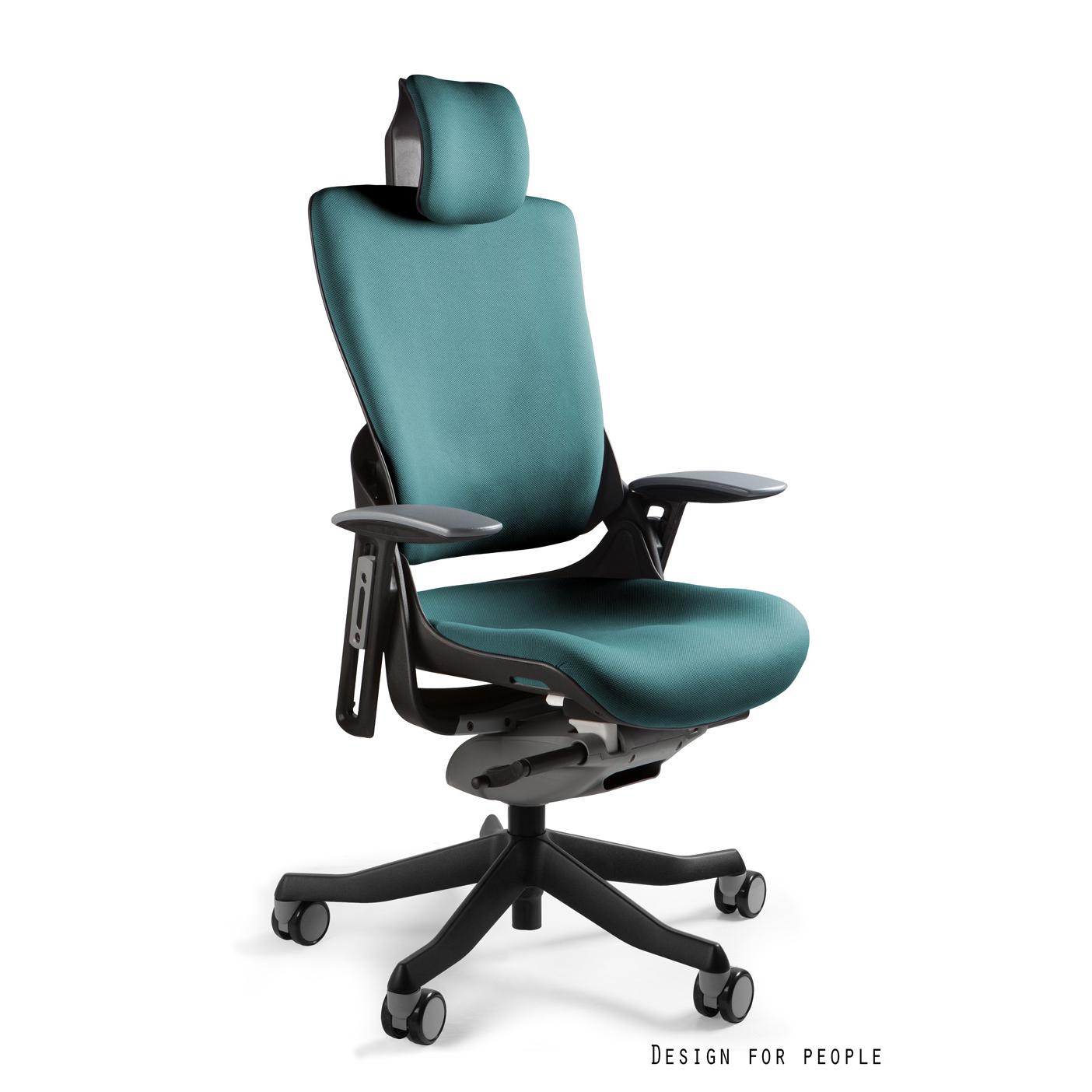 Profesionali Ergonominė Biuro kėdė | WAU 2 - BLACK/FABRIC