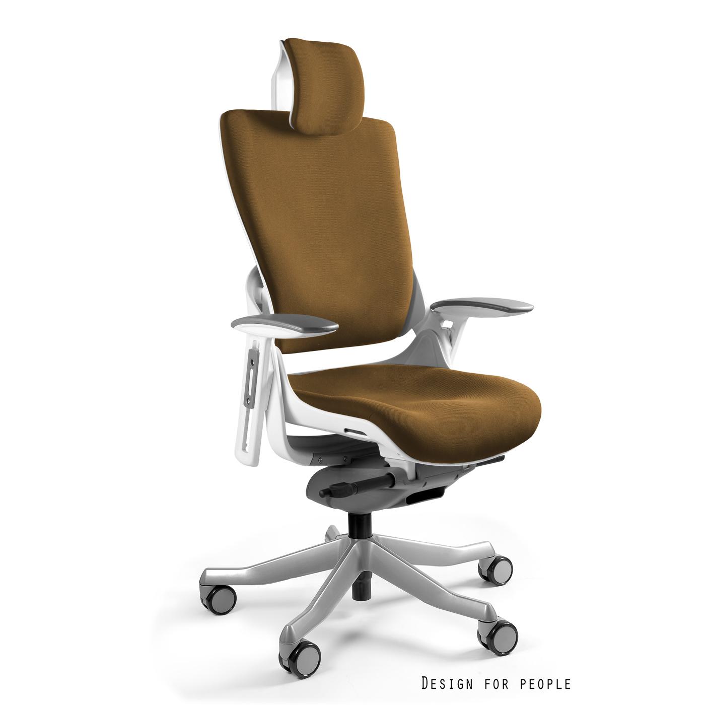Profesionali Ergonominė Biuro kėdė | WAU 2 - WHITE/FABRIC