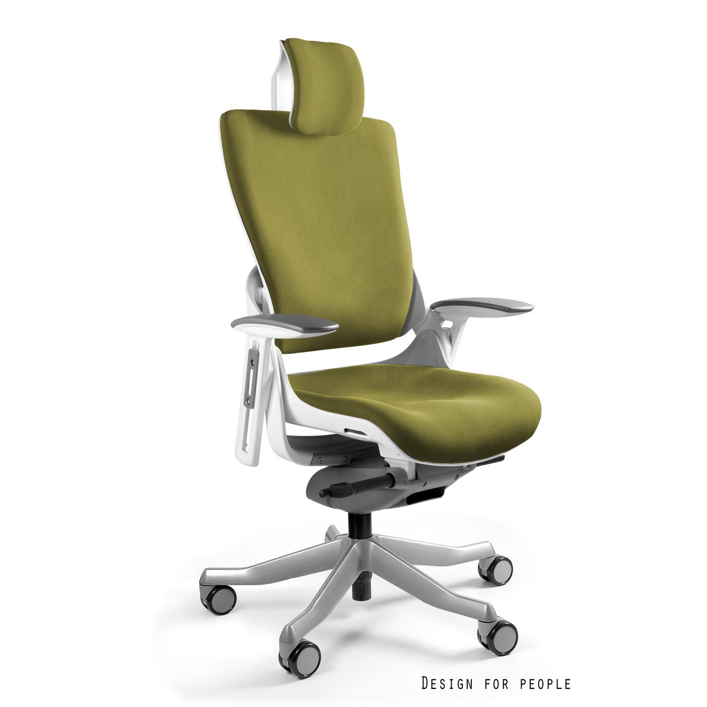 Profesionali Ergonominė Biuro kėdė | WAU 2 - WHITE/FABRIC