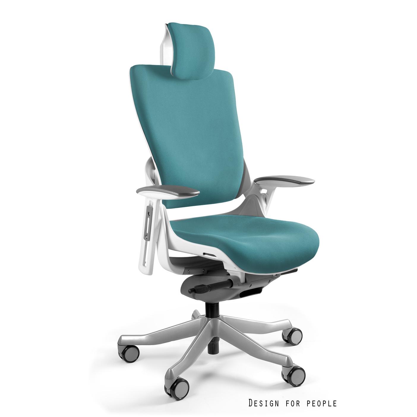 Profesionali Ergonominė Biuro kėdė | WAU 2 - WHITE/FABRIC