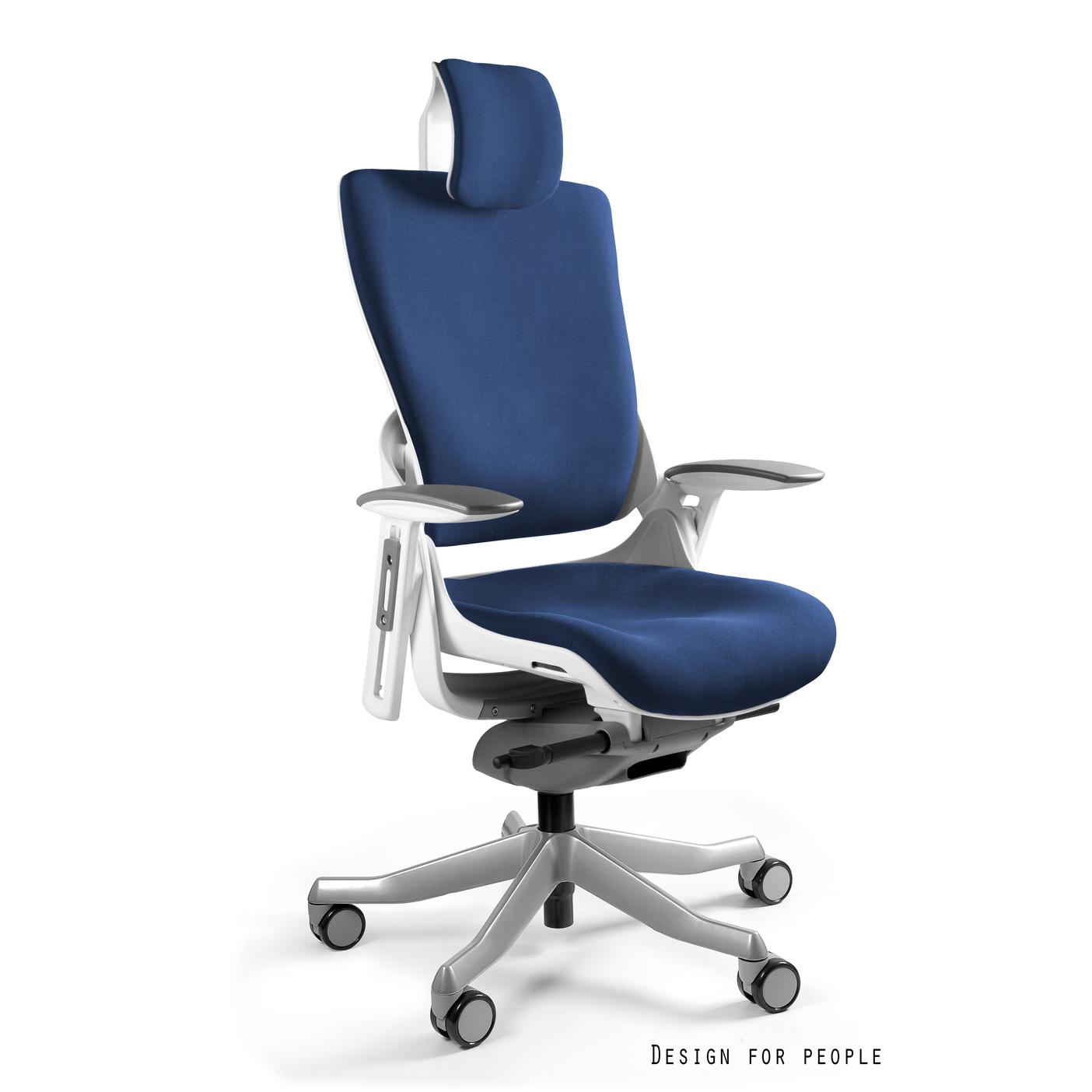 Profesionali Ergonominė Biuro kėdė | WAU 2 - WHITE/FABRIC