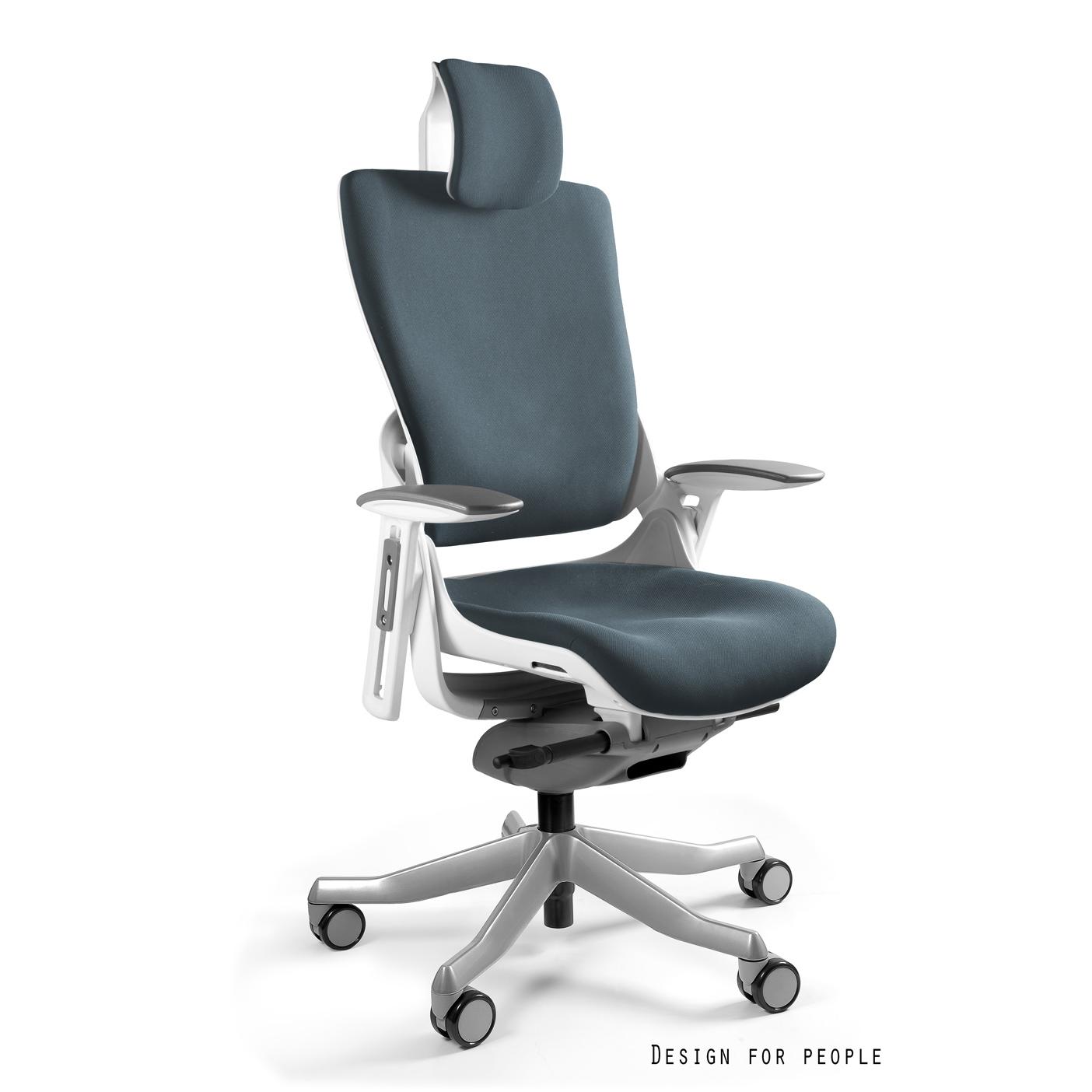 Profesionali Ergonominė Biuro kėdė | WAU 2 - WHITE/FABRIC