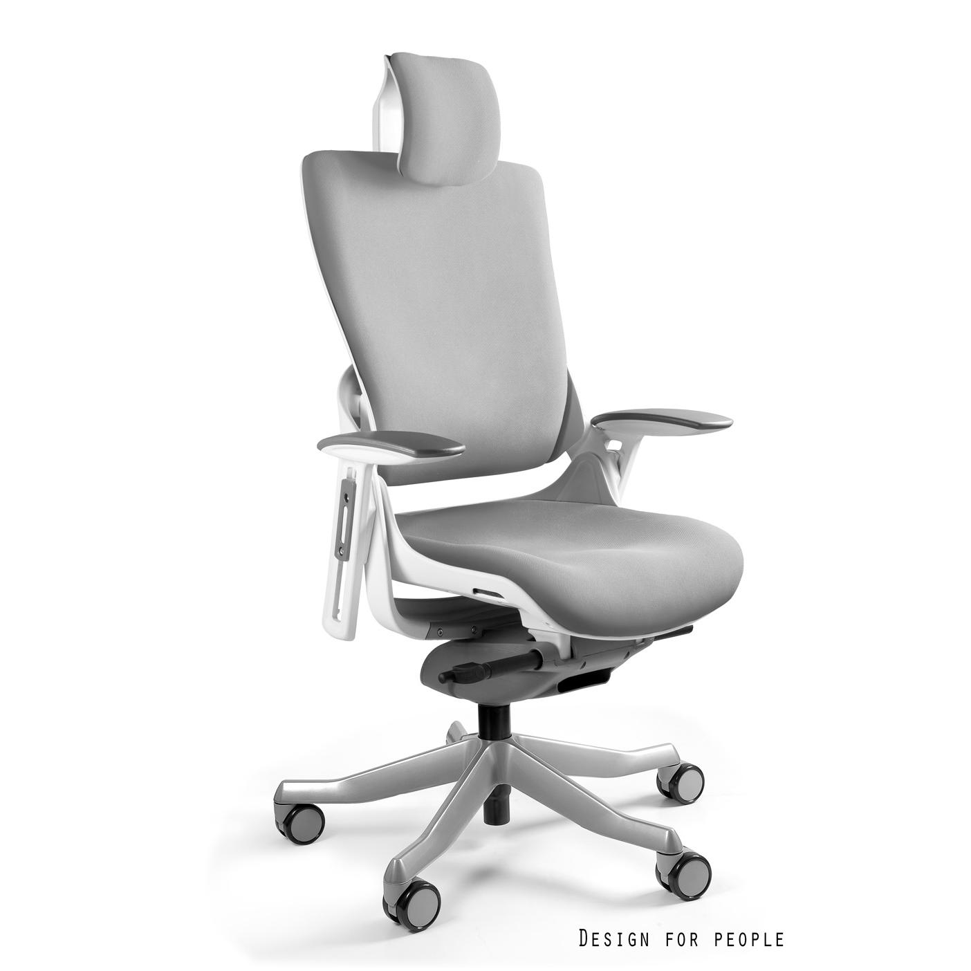 Profesionali Ergonominė Biuro kėdė | WAU 2 - WHITE/FABRIC