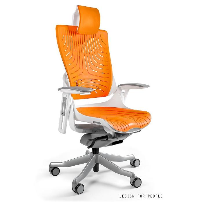 Profesionali Ergonominė Biuro kėdė | WAU 2 - WHITE/ELASTOMER
