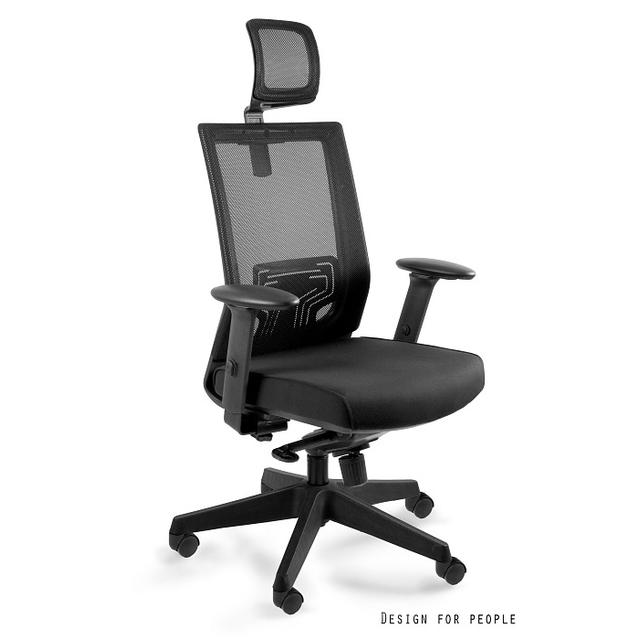 Profesionali Ergonominė Biuro kėdė | NEZ - FABRIC BL