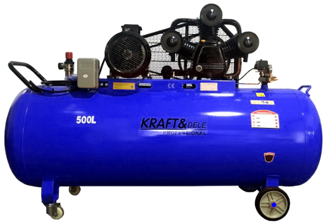 Tepalinis oro kompresorius Kraftdele 500L KD4062