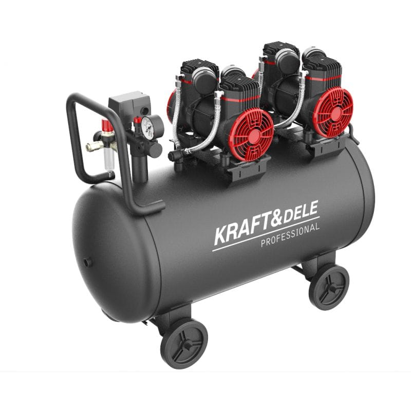 Betepalinis oro kompresorius 100L / 1500W x 2 KD1392