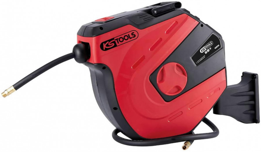 Automatinė suspausto oro žarna ritėje D10mm, 15m+1,5m, 1/4´´, KS Tools