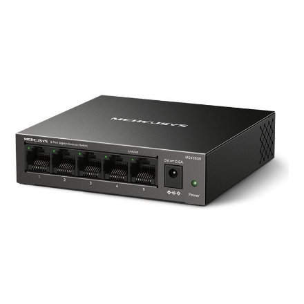 Komutatorius Mercusys 5-Port Gigabit Desktop Switch  MS105GS  Unmanaged  Desktop  Gigabit Ethern