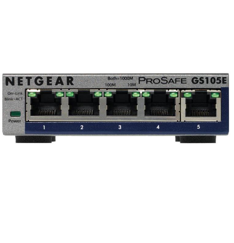 Komutatorius NETGEAR GS105E-200PES