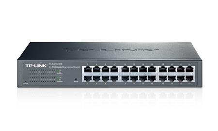 Komutatorius TP-LINK  Switch  TL-SG1024DE  Web Managed  Rackmountable  Gigabit Ethernet (copper